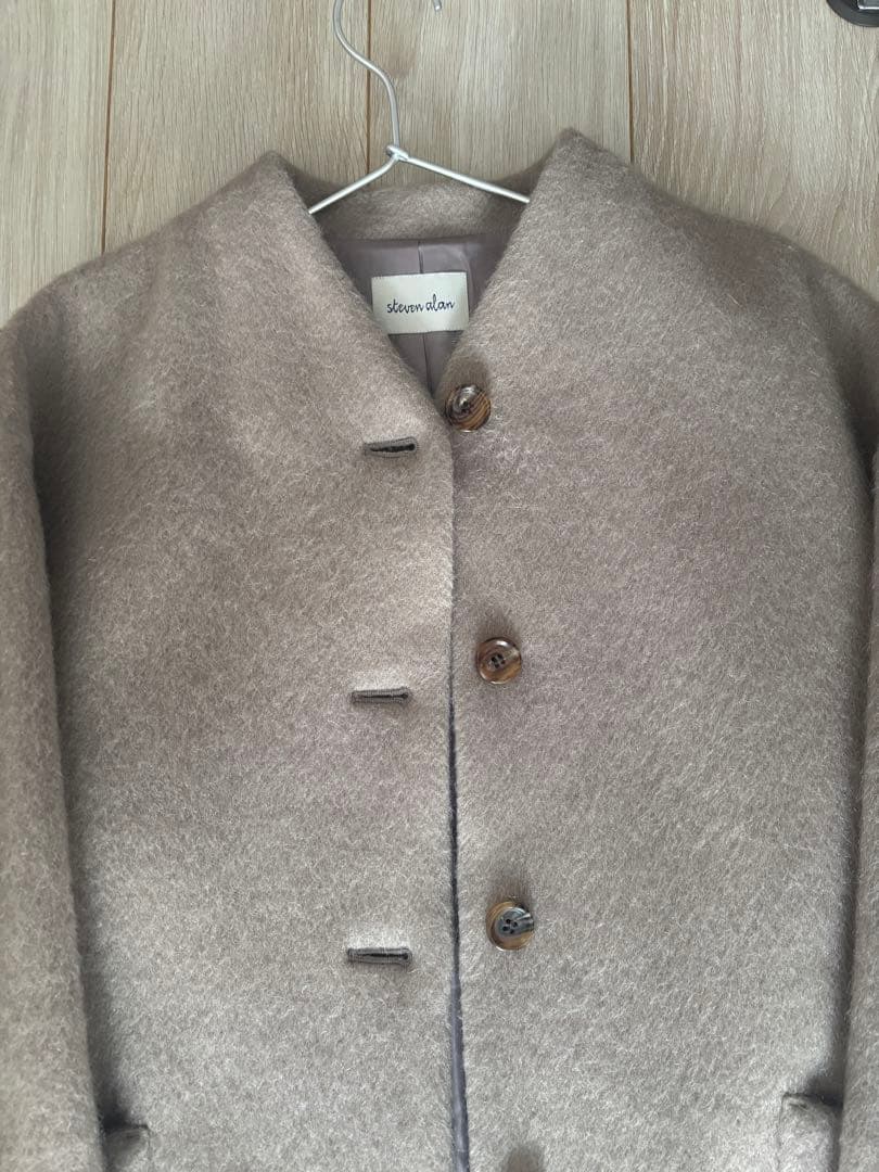 ジャケット・アウター Steven Alan MOHAIR SHAGGY LONG COAT