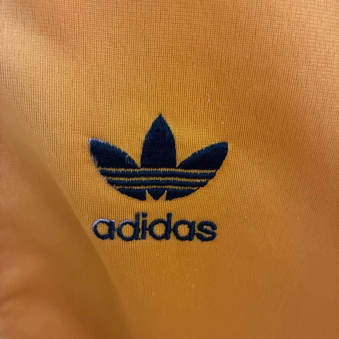 80’s adidas firebird トラックジャケット オレンジ 黒