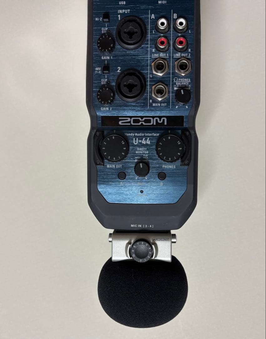 ZOOM U-44 + AIH-1ホルダー + MSH-6マイクカプセル セット