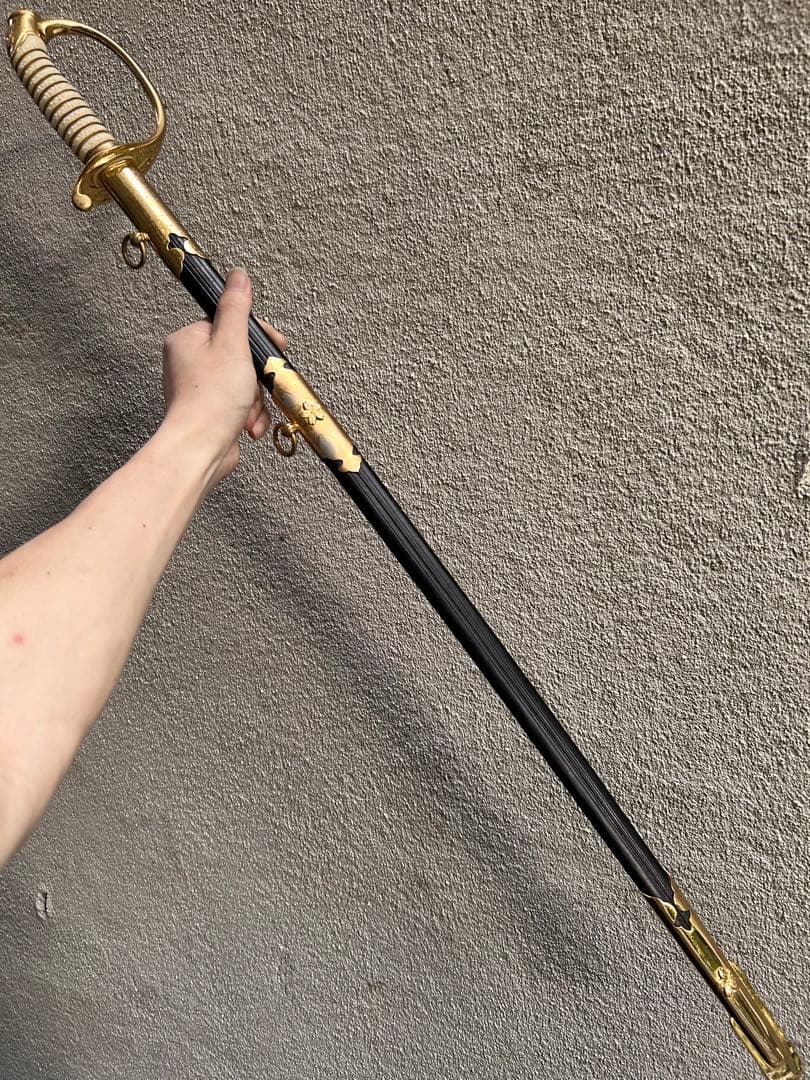 珍品　自衛隊　指揮刀　サーベル　日本軍　軍刀　模造刀　日本刀　全長約90cm