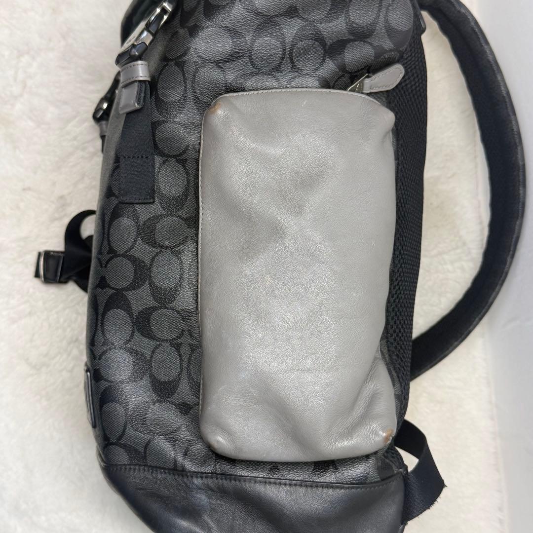 ✨️完売品✨️ コーチ リュック レンジャー シグネチャー レザー PVC ブラック