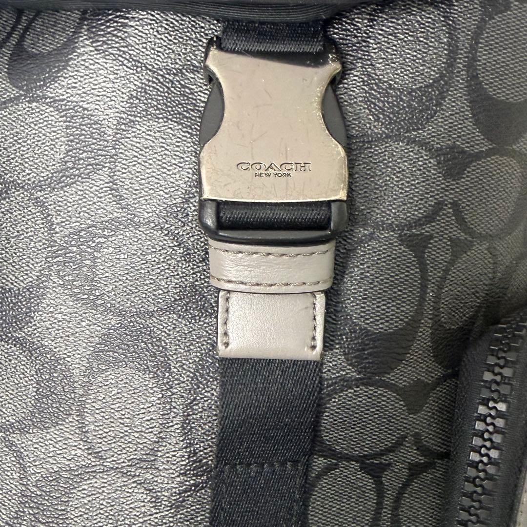 ✨️完売品✨️ コーチ リュック レンジャー シグネチャー レザー PVC ブラック