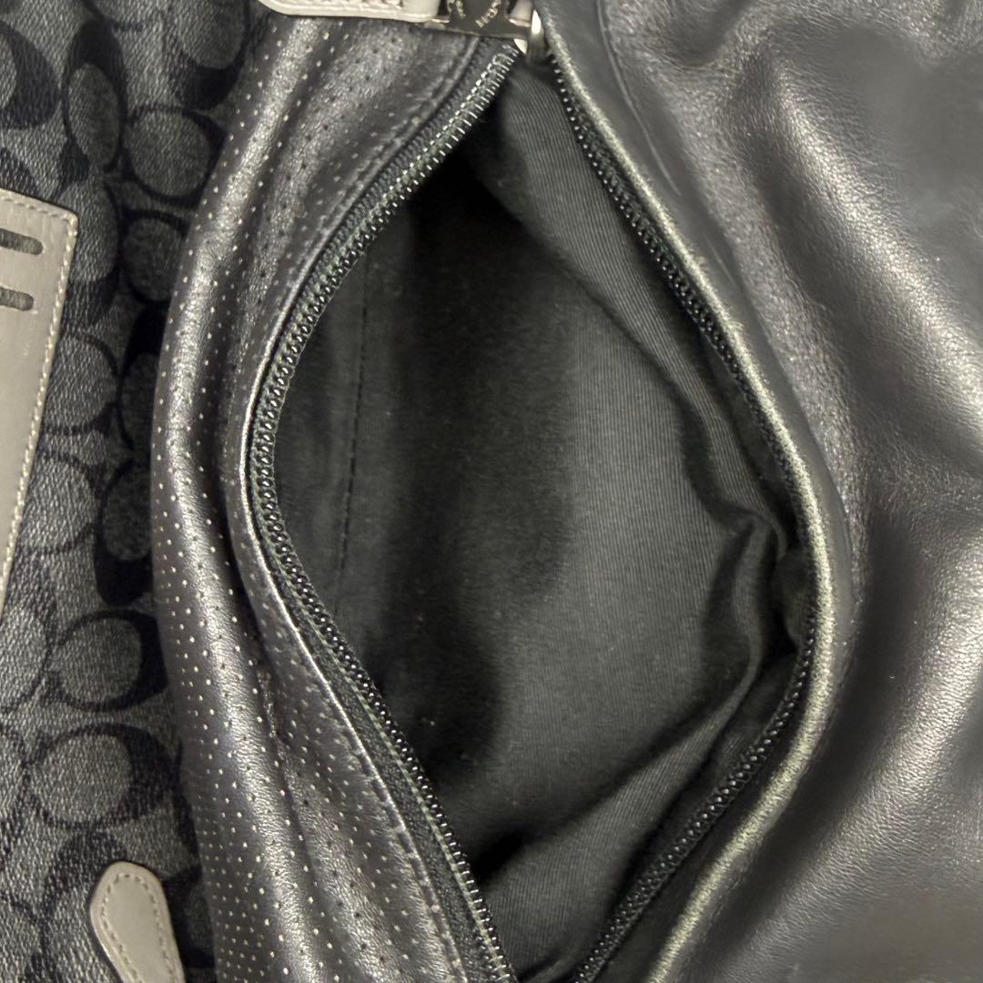 ✨️完売品✨️ コーチ リュック レンジャー シグネチャー レザー PVC ブラック