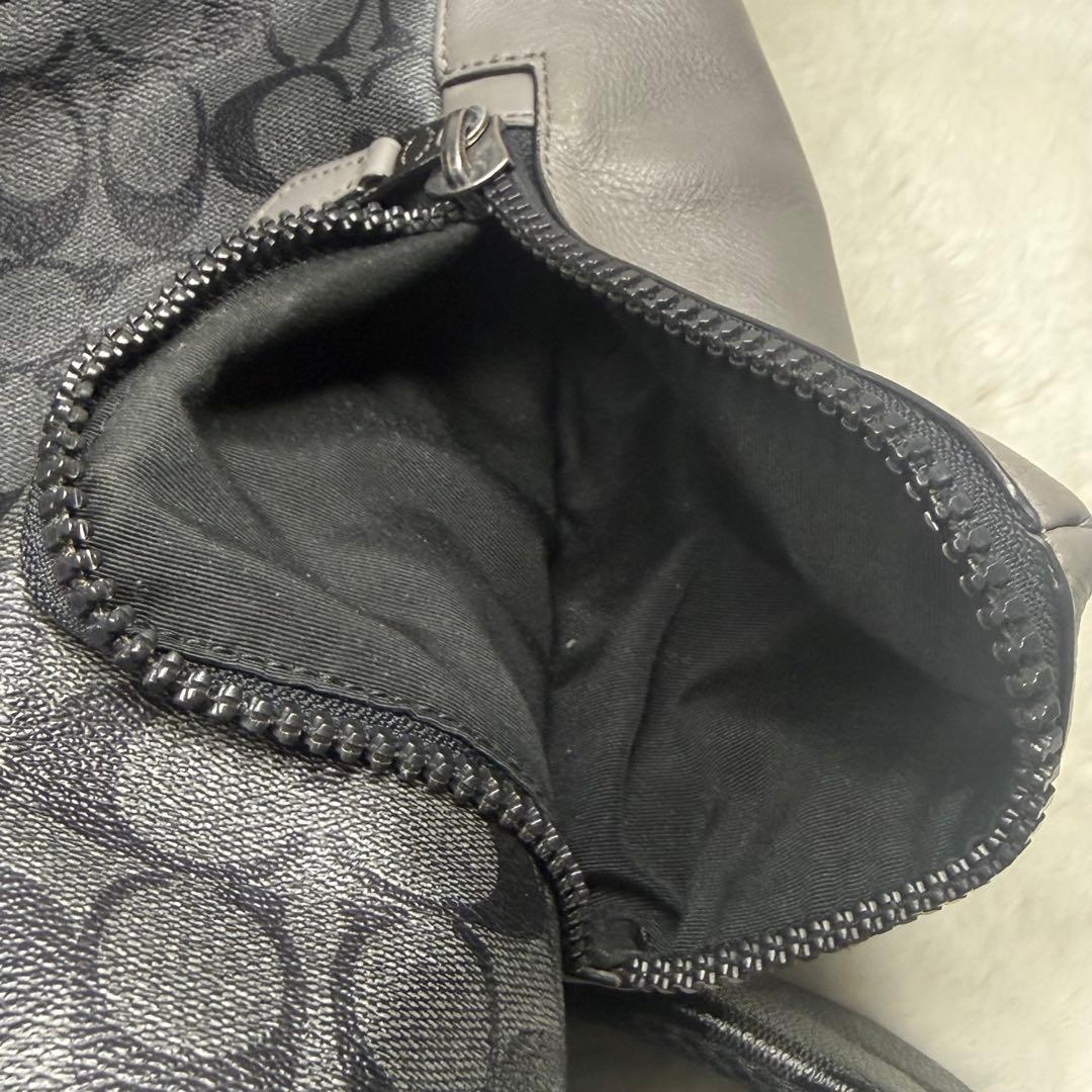 ✨️完売品✨️ コーチ リュック レンジャー シグネチャー レザー PVC ブラック