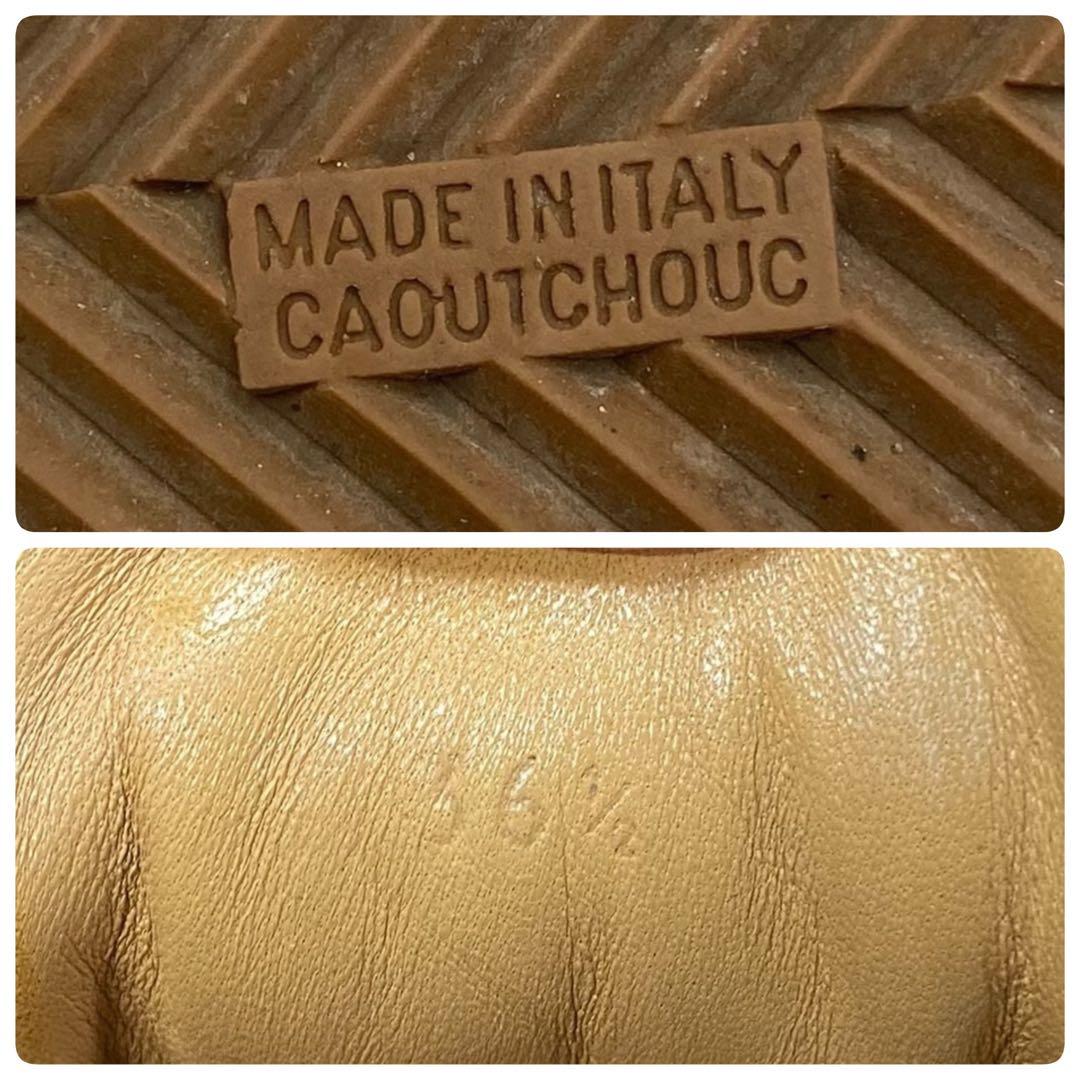 良品 HERMES クイック スニーカー H ロゴ レザー 23.5 ホワイト