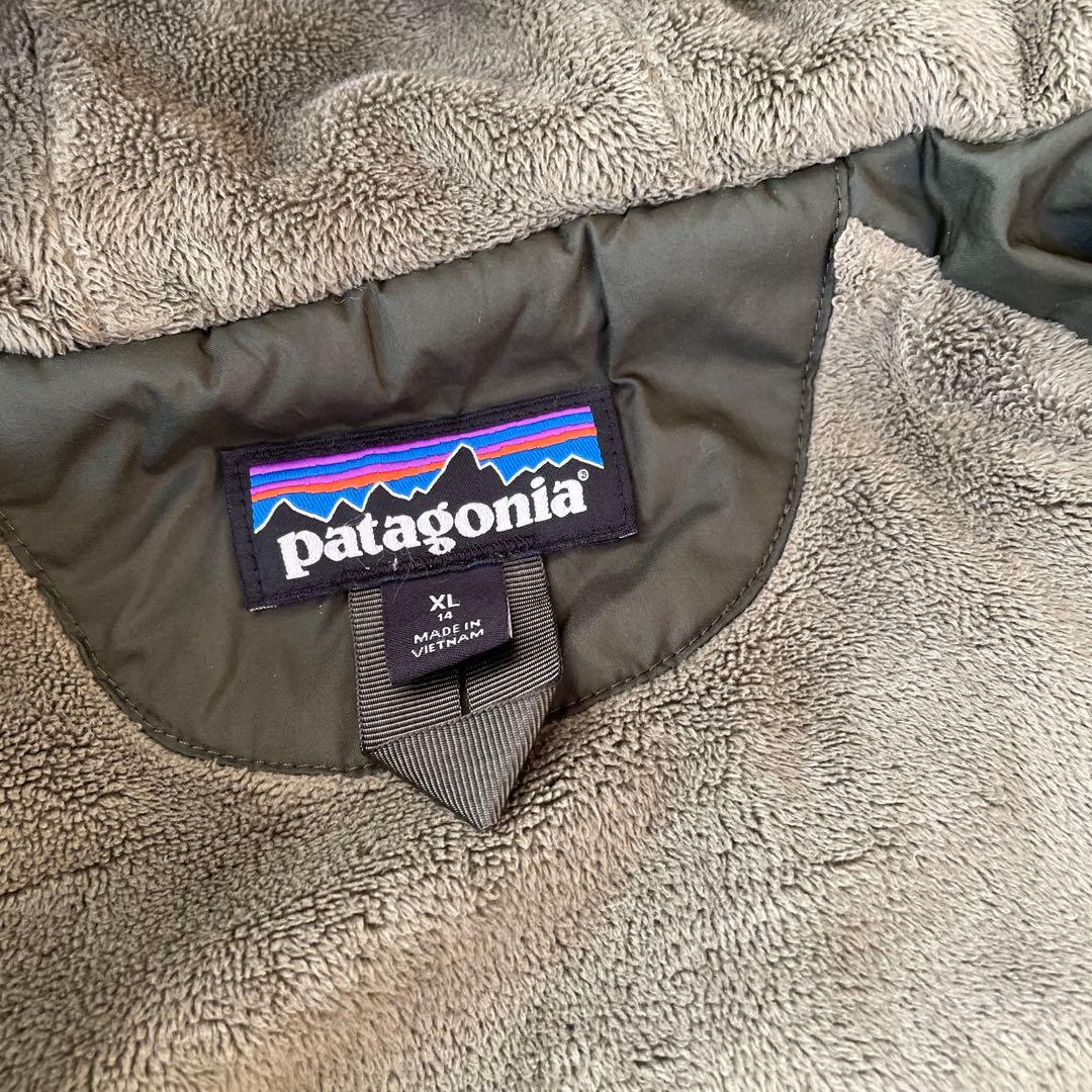 patagonia オリーブ色 ジャケット XL 14 レディース可　ブルゾン