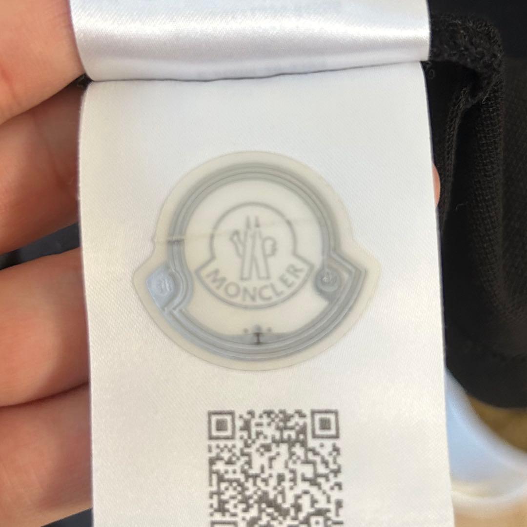 MONCLER MAGLIA POLO MANICA CORTA 黒 XL