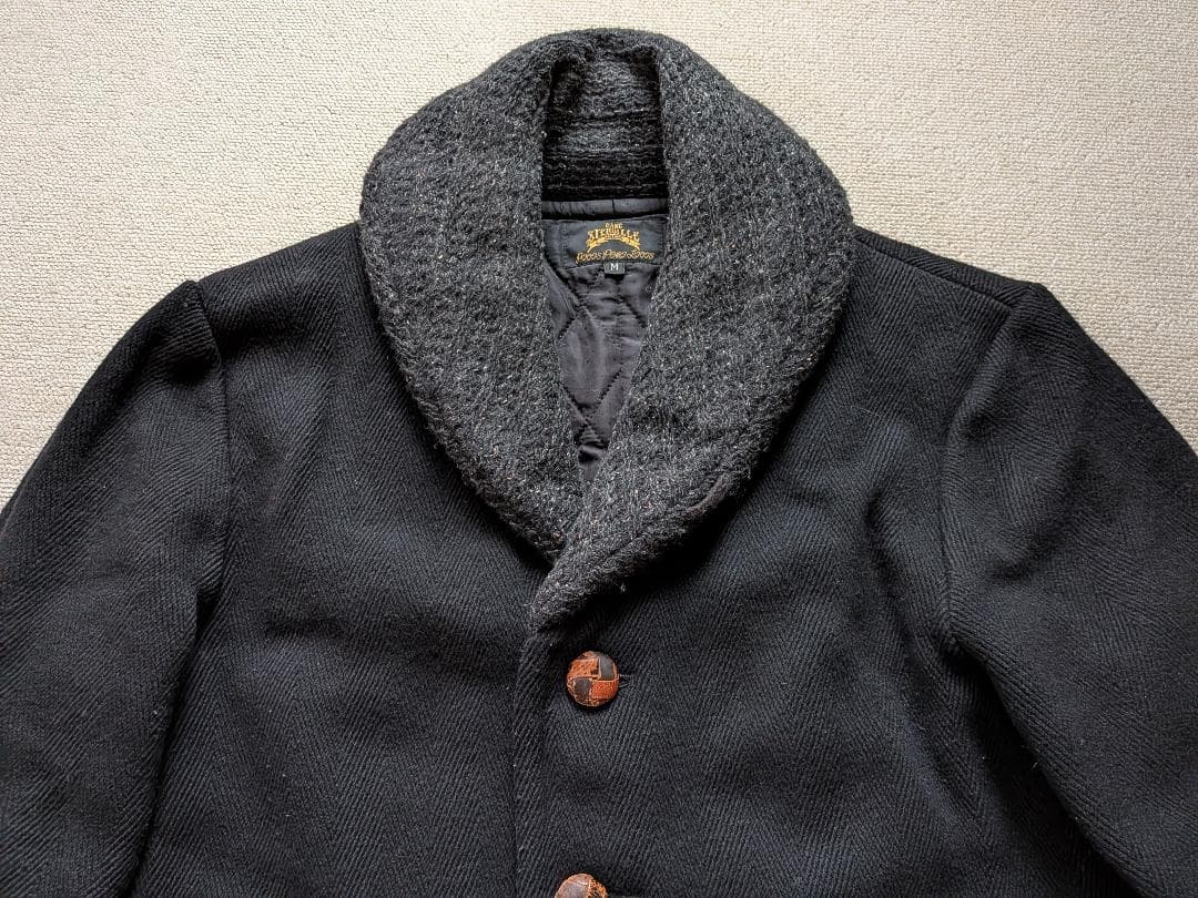 グラッドハンド ギャングスタービル ショールカラー ジャケット コート M 38