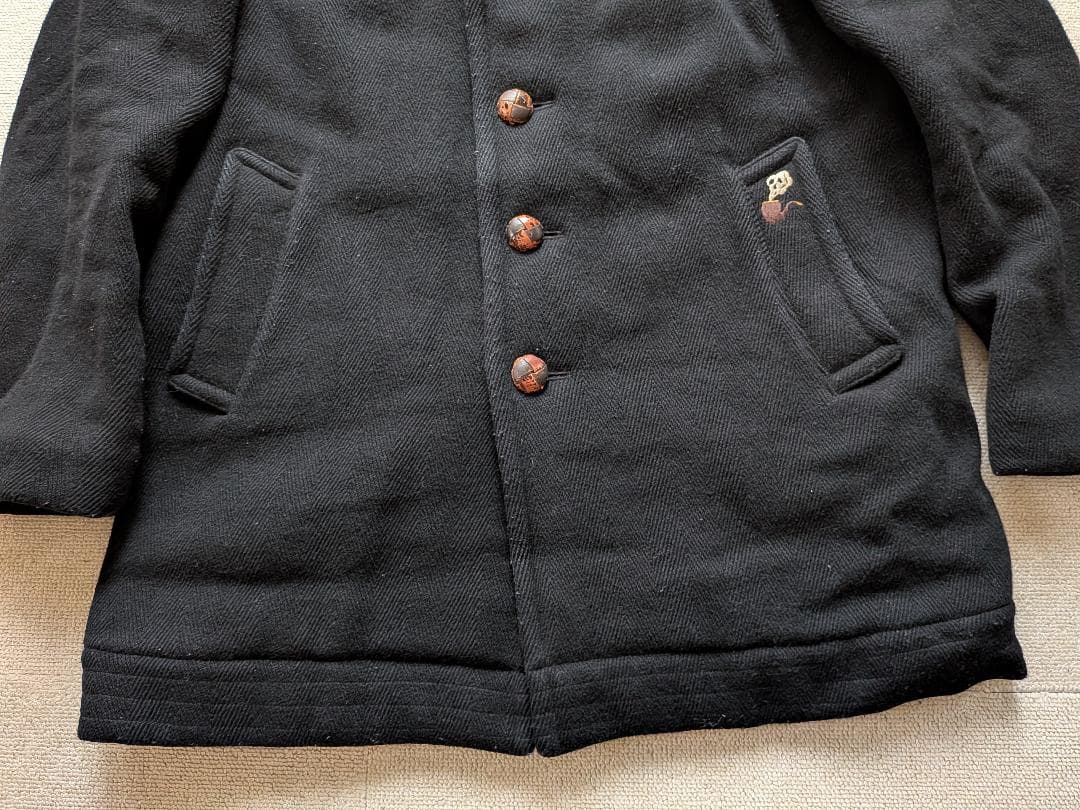 グラッドハンド ギャングスタービル ショールカラー ジャケット コート M 38