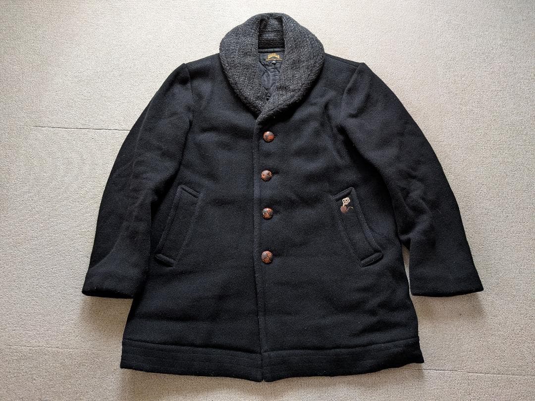 グラッドハンド ギャングスタービル ショールカラー ジャケット コート M 38