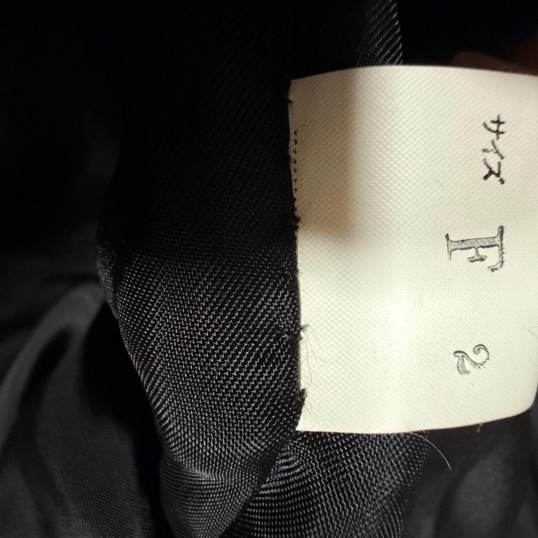 美品★ミンクファージャケット 毛皮コート リアルファー　フリー　濃いブラウン