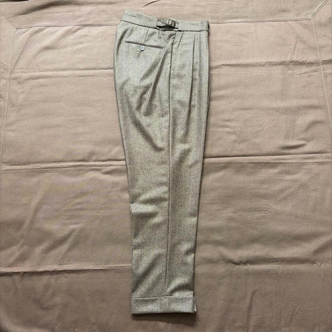 ベルウィッチ　スコッチ　グレンチェック　濃茶　ダークブラウン　44 (美品)