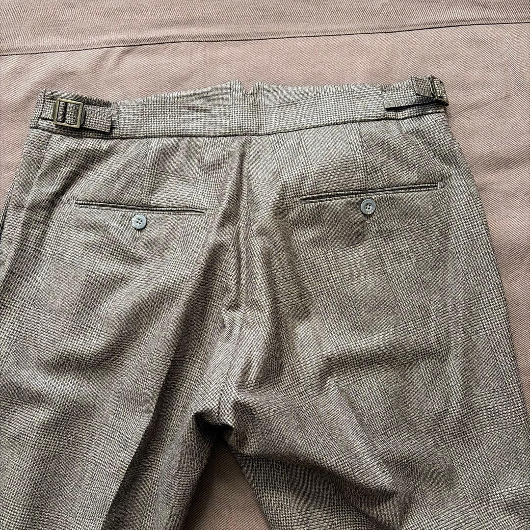 ベルウィッチ　スコッチ　グレンチェック　濃茶　ダークブラウン　44 (美品)