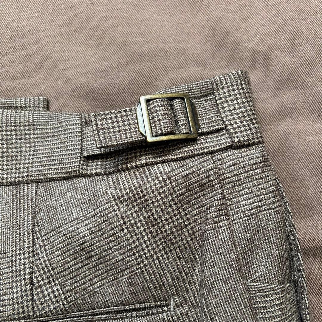 ベルウィッチ　スコッチ　グレンチェック　濃茶　ダークブラウン　44 (美品)