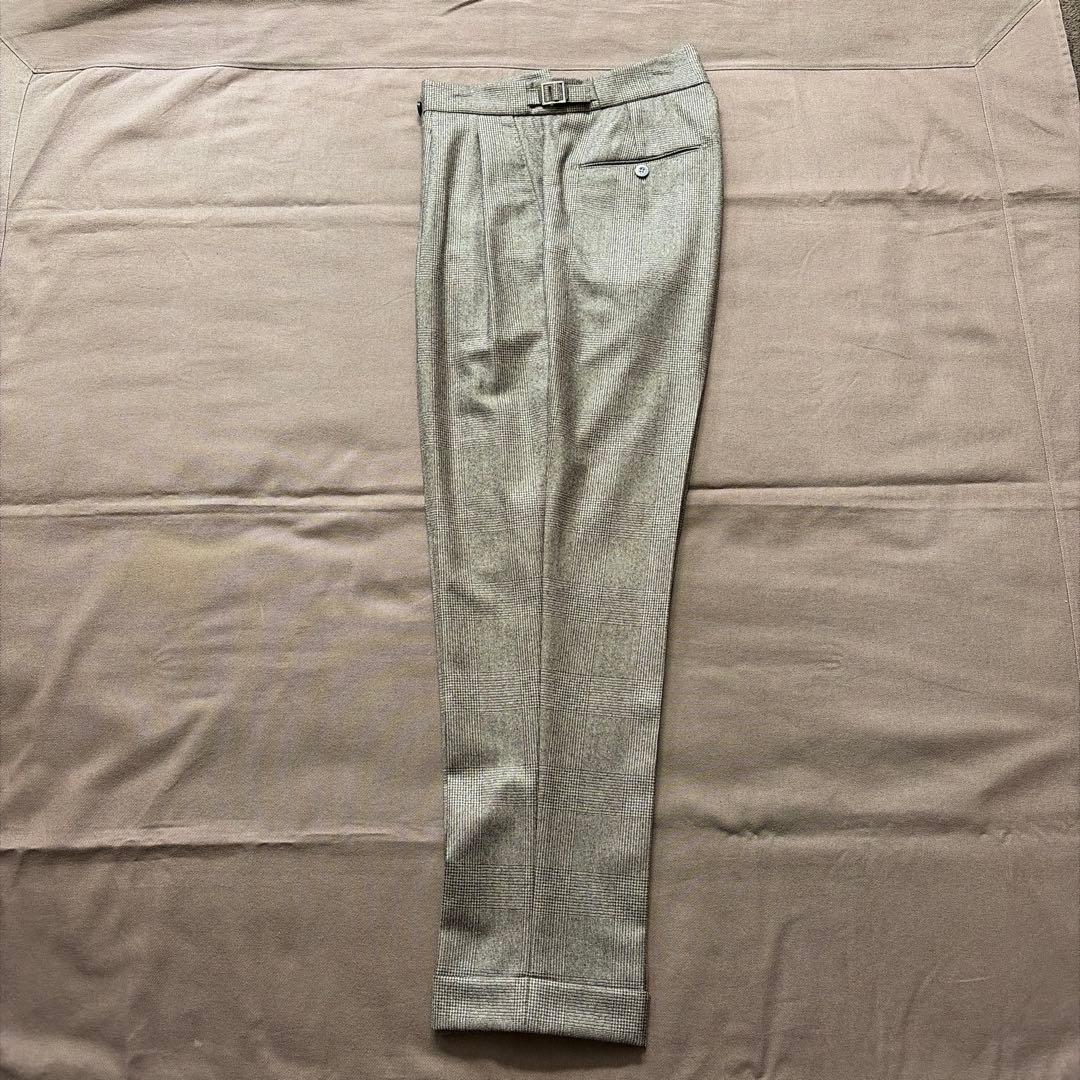 ベルウィッチ　スコッチ　グレンチェック　濃茶　ダークブラウン　44 (美品)