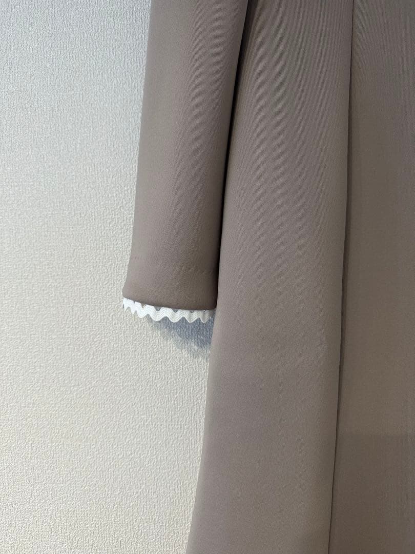 セルフォード　レーストリムポンチワンピース