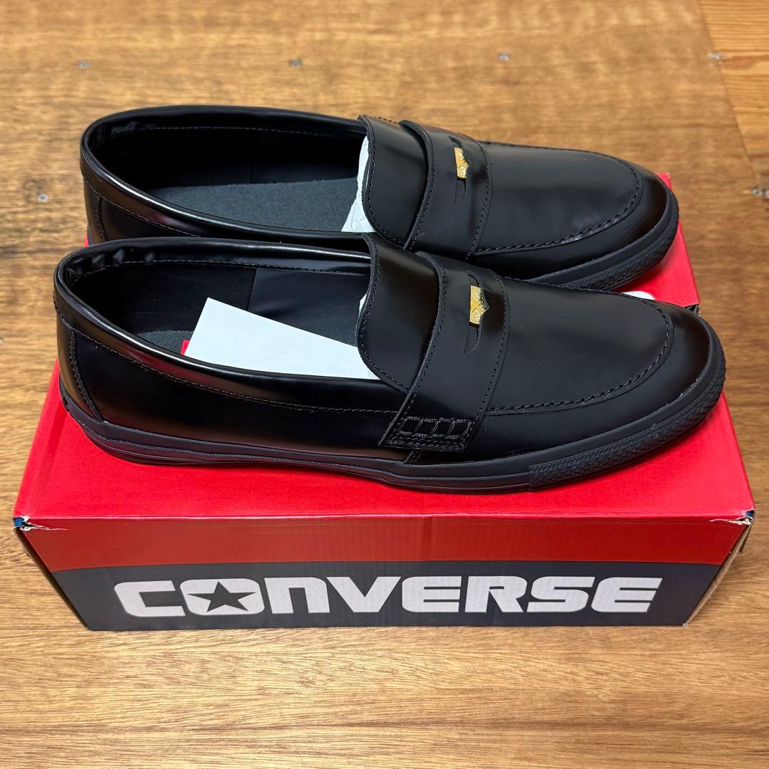 【新品/送料込】コンバース オールスター ローファー 30cm(ブラック)