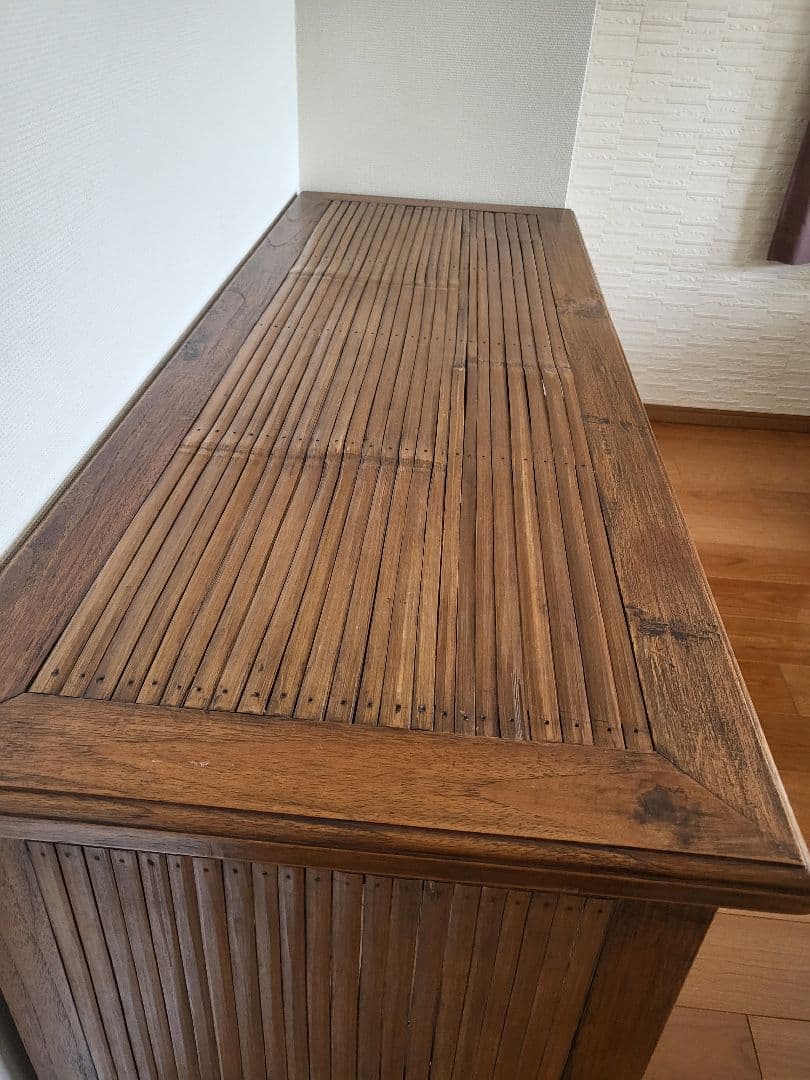 木製アジアンスタイルシェルフ IDEE