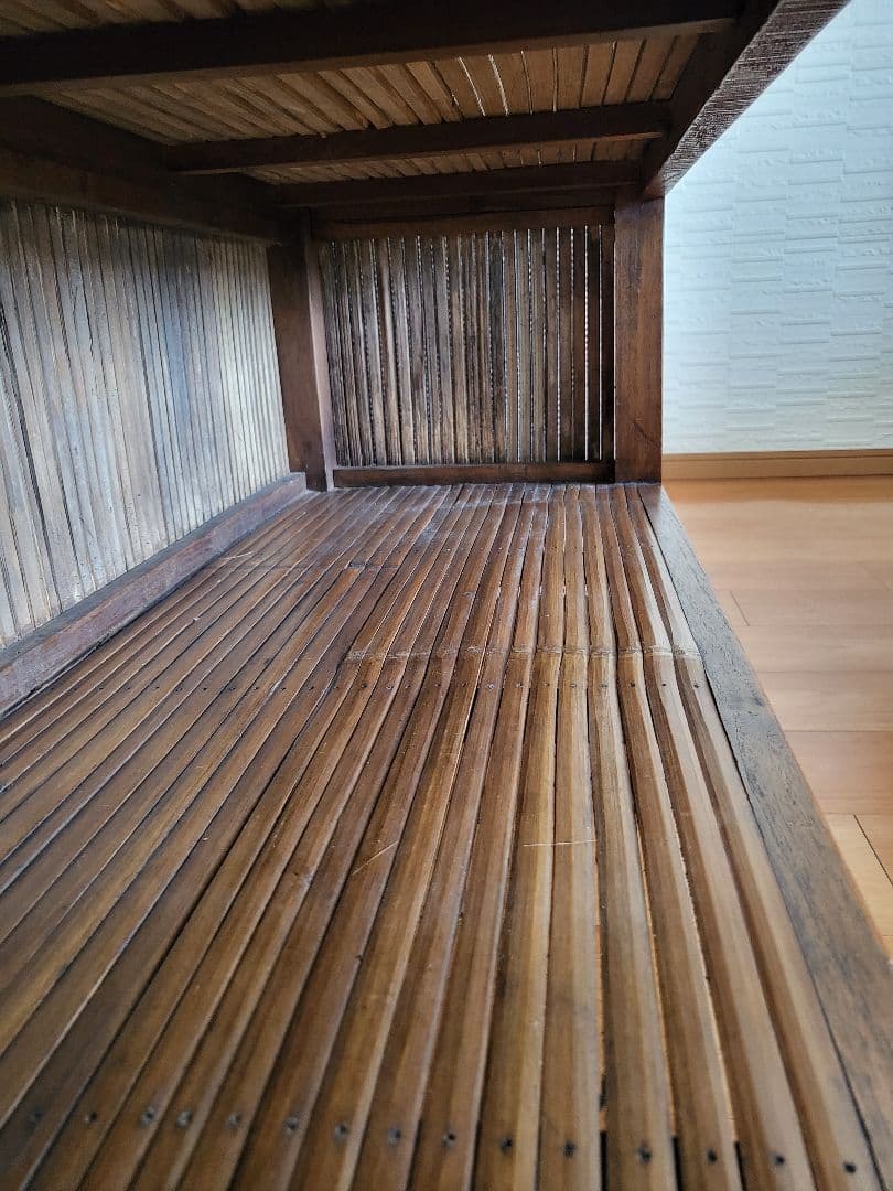 木製アジアンスタイルシェルフ IDEE