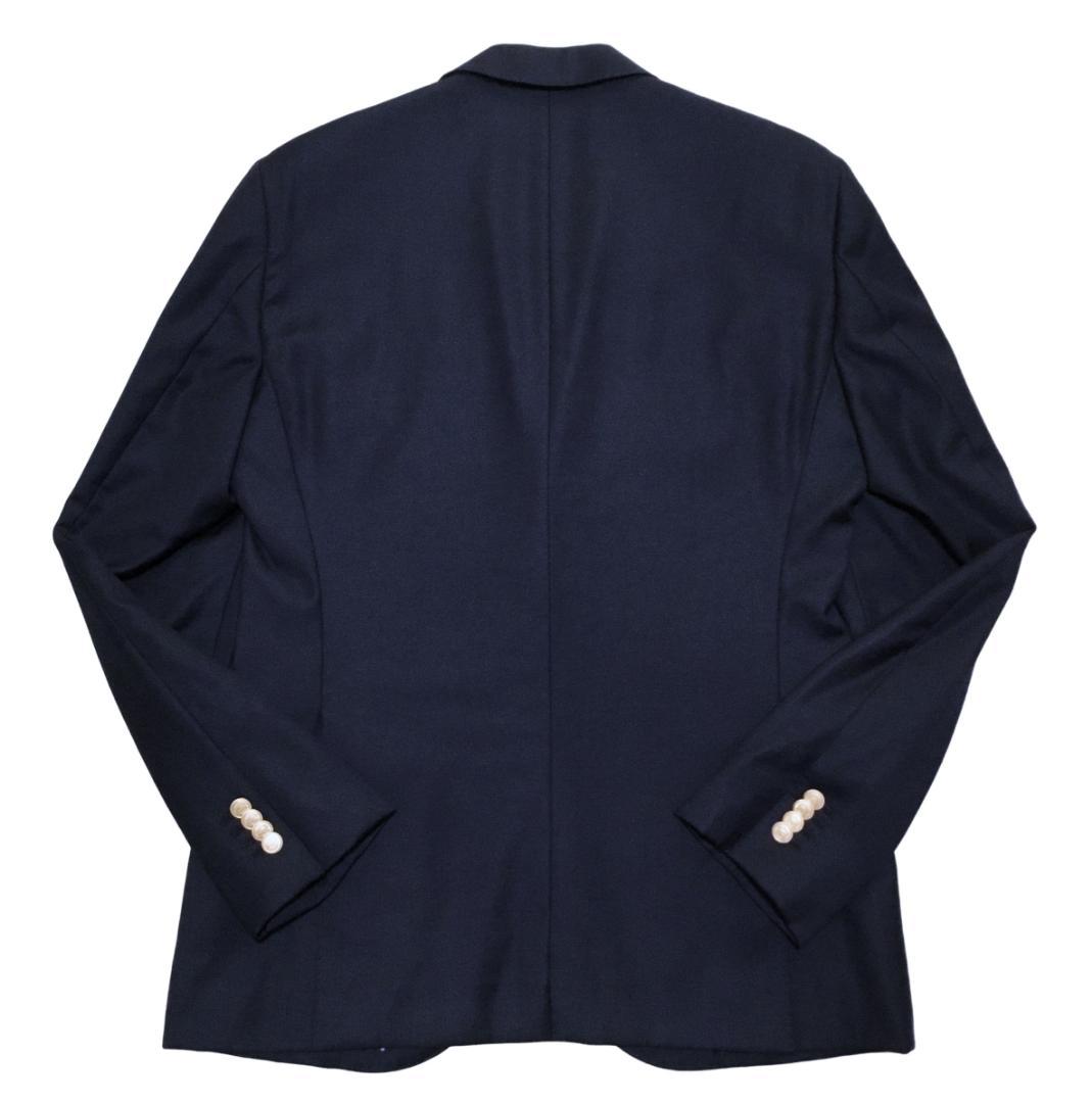 ロロピアーナ Super130's 生地 紺ブレザー A5 本切羽ダークネイビー