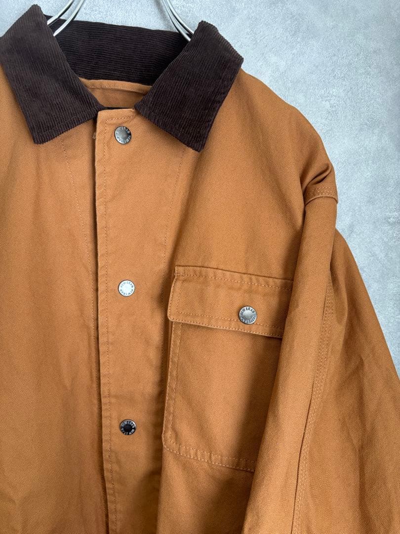 NEW ERAニューエラ ダックジャケット♦ライトブラウン XL