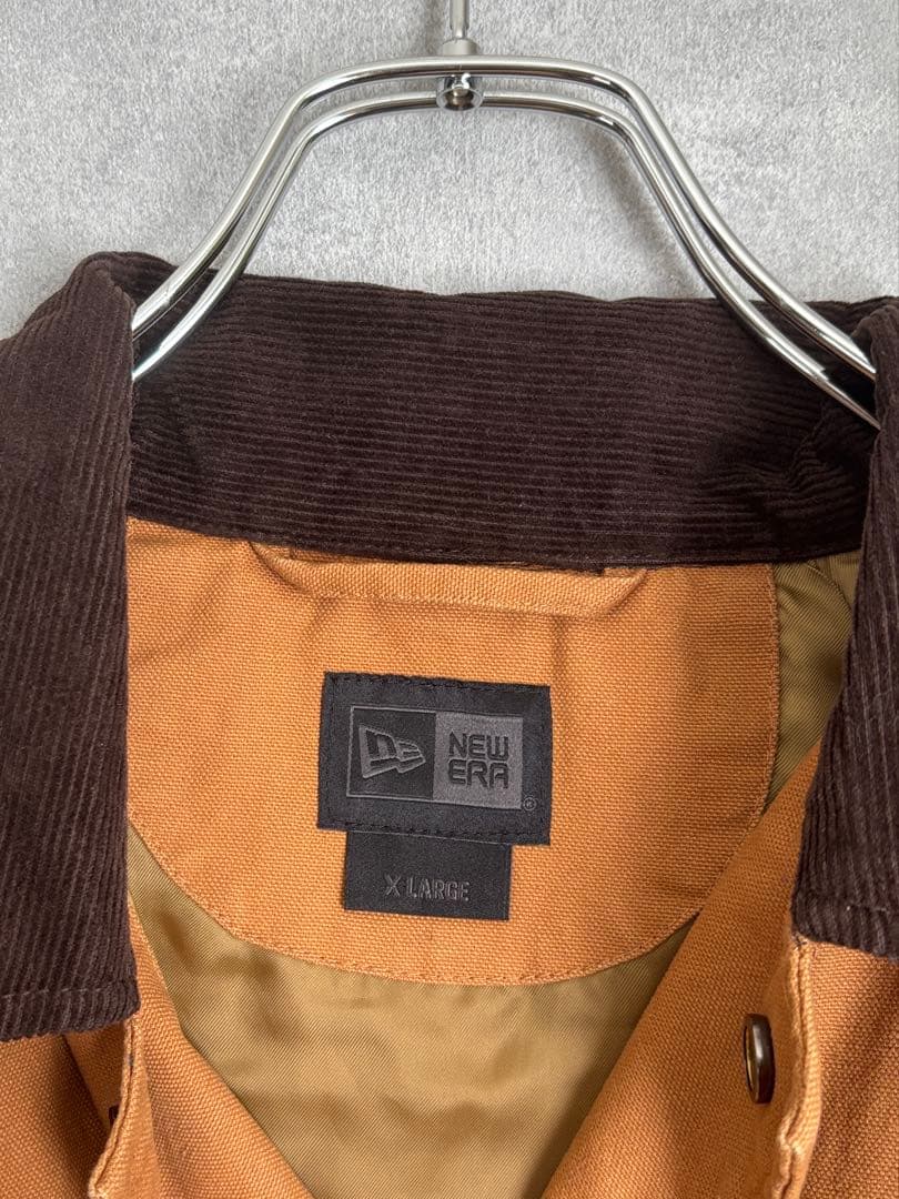 NEW ERAニューエラ ダックジャケット♦ライトブラウン XL