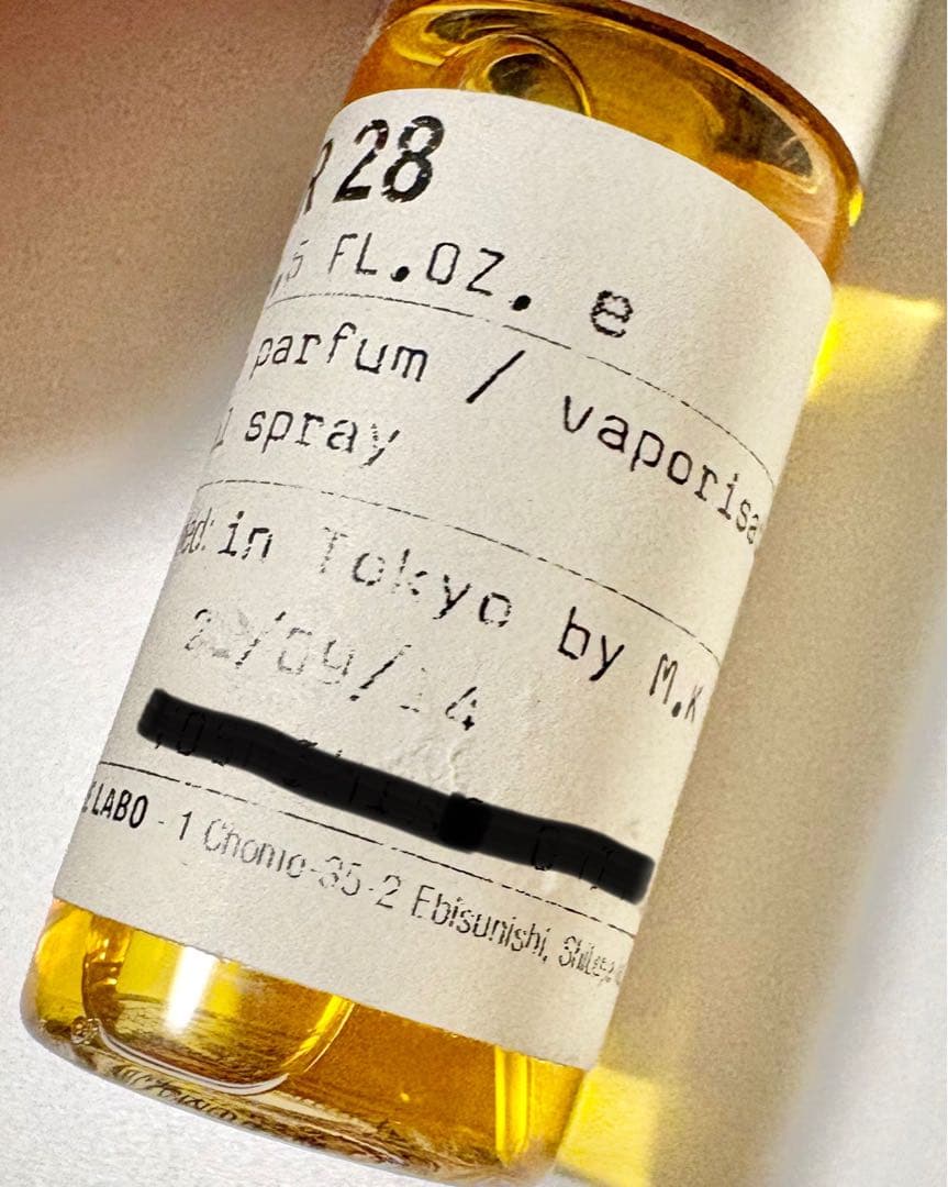 香水(ユニセックス) LE LABO CUIR 28 15ml