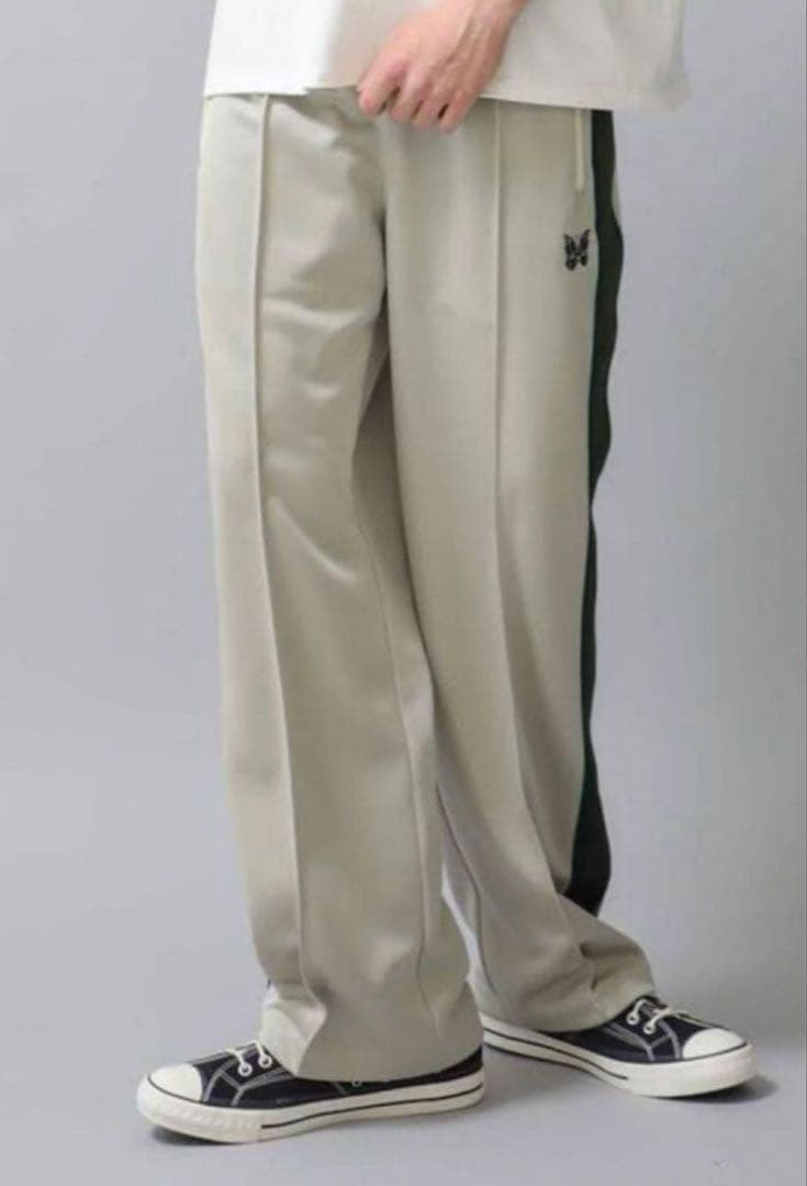 【即完売】Needles STUDIOUS別注トラックパンツ カラー エクリュ