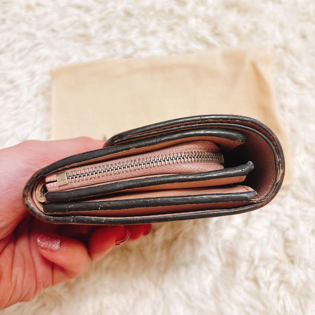 LOUIS VUITTON 二つ折り財布 ピンク