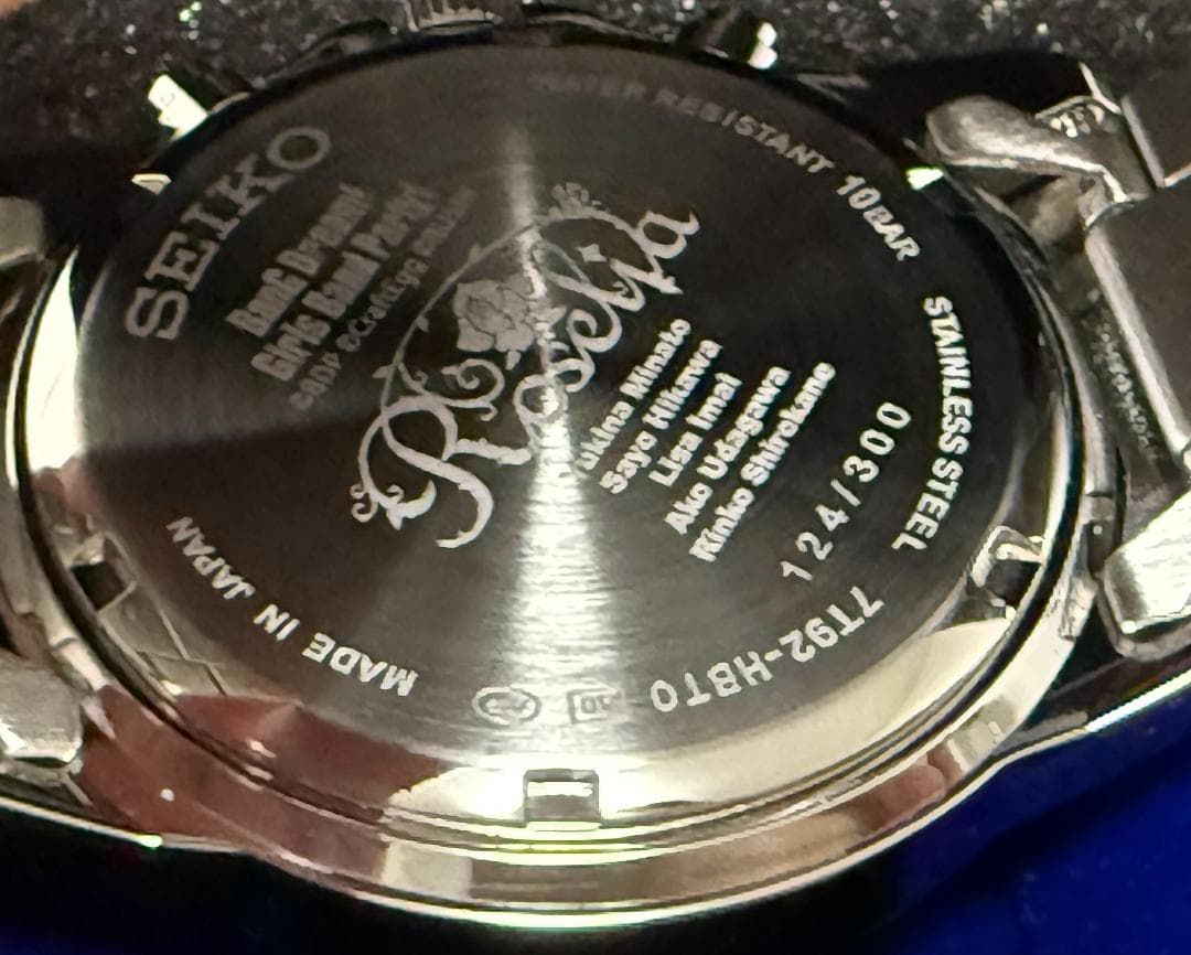 バンドリ ガールズバンドパーティ× セイコー コラボウオッチRoseliaモデル