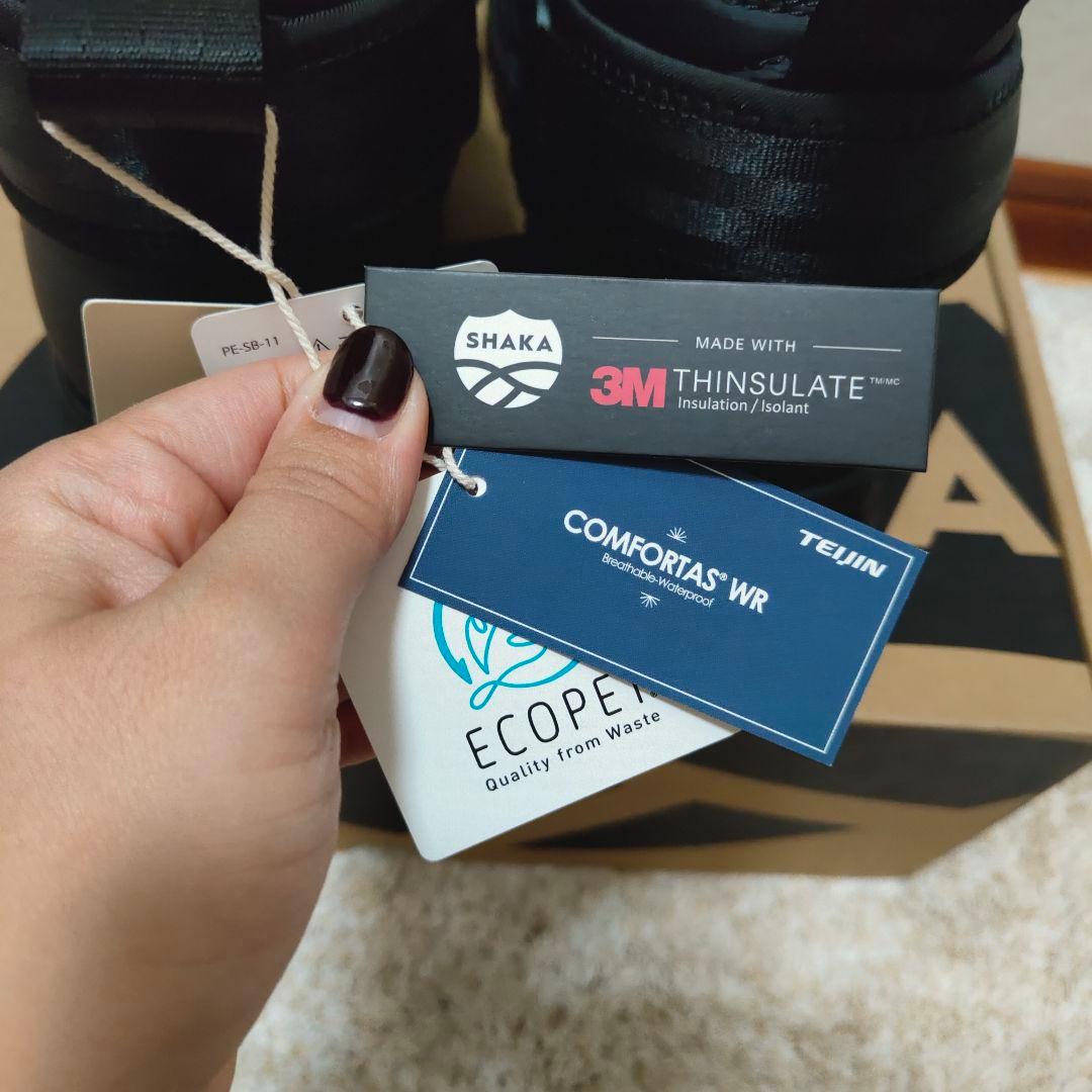 靴 SHAKA SK-291 SNUG BOOTIE EX black 25cm