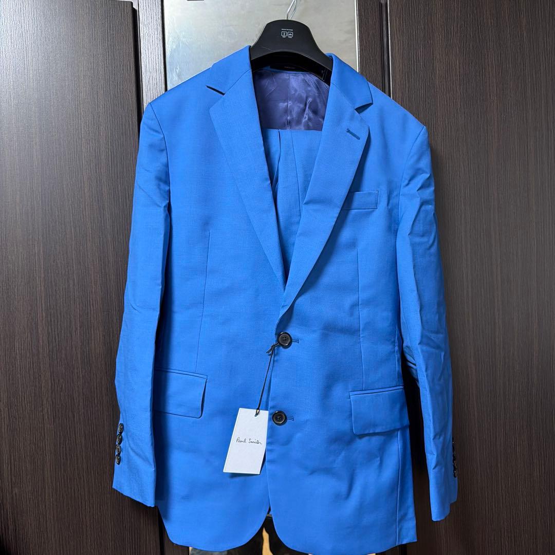 【美品】ポールスミス セットアップ ジャケット ブルー