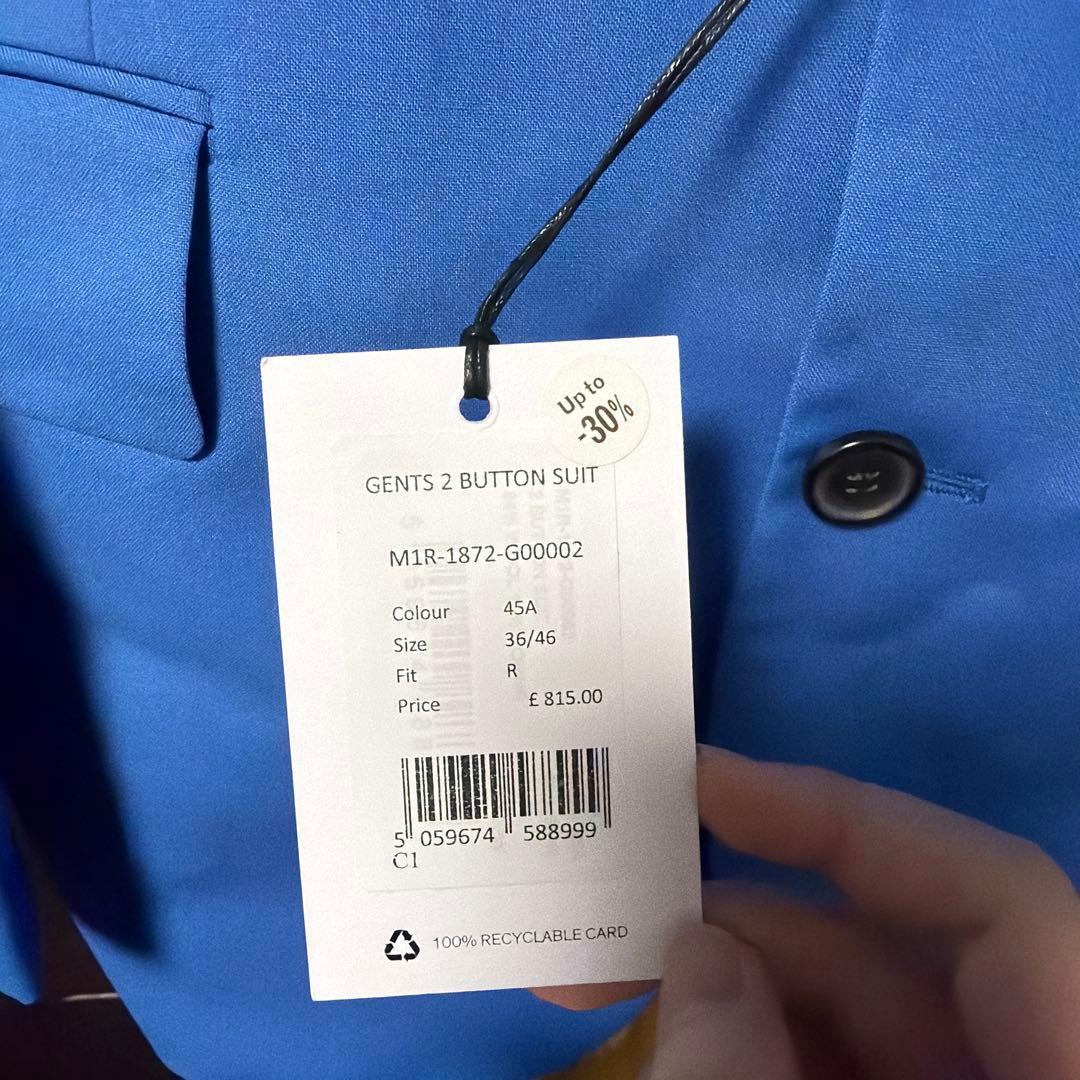 【美品】ポールスミス セットアップ ジャケット ブルー