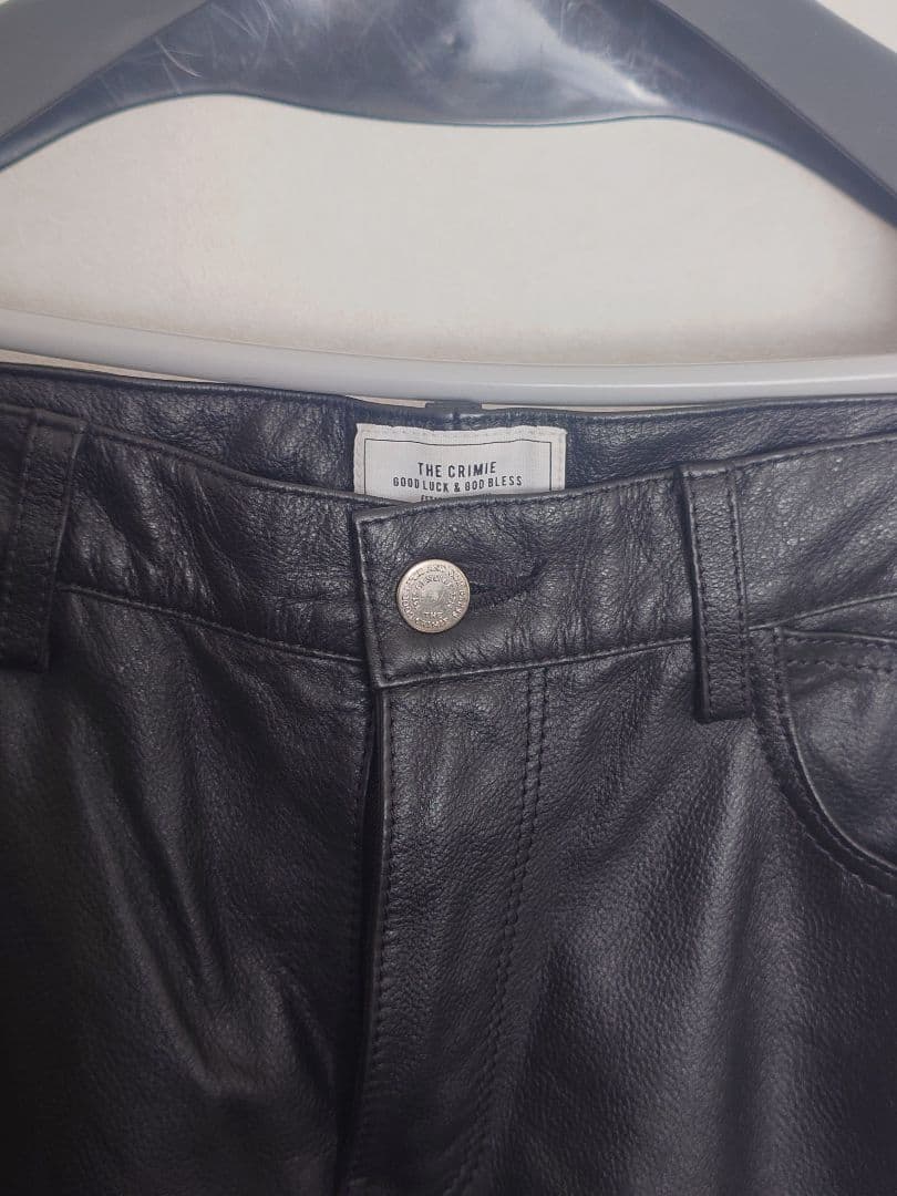 クライミー　レザーパンツ　牛革　Mサイズ　crime
