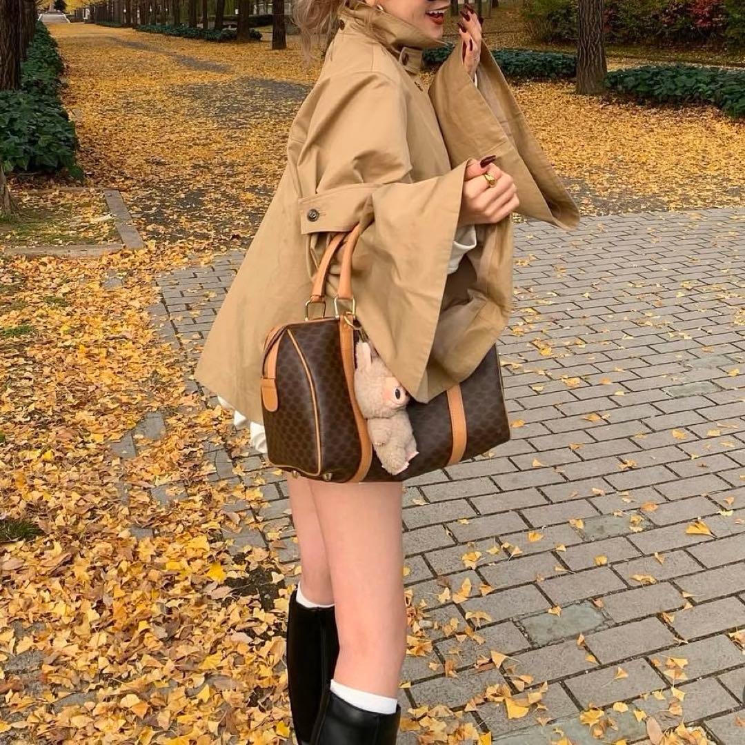 ジャケット・アウター RANCLIC bell sleeve short trench coat