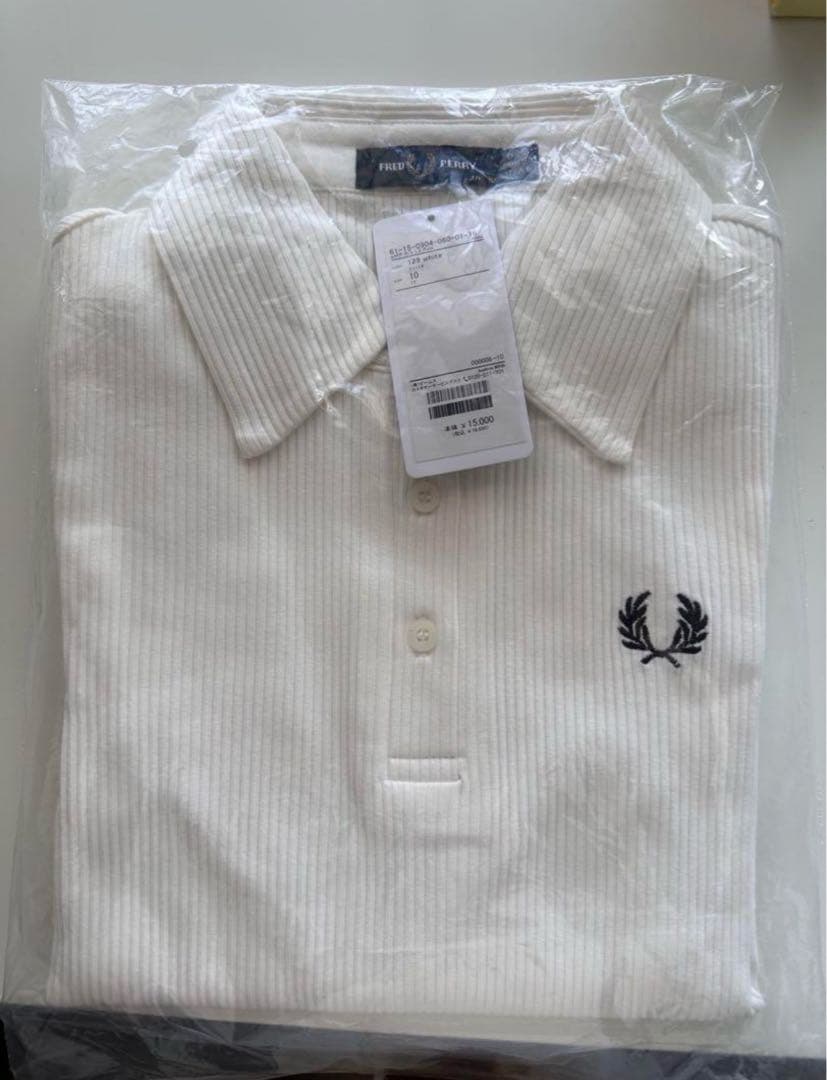 フレッドペリー FRED PERRY リブ ロングスリーブ ポロシャツ
