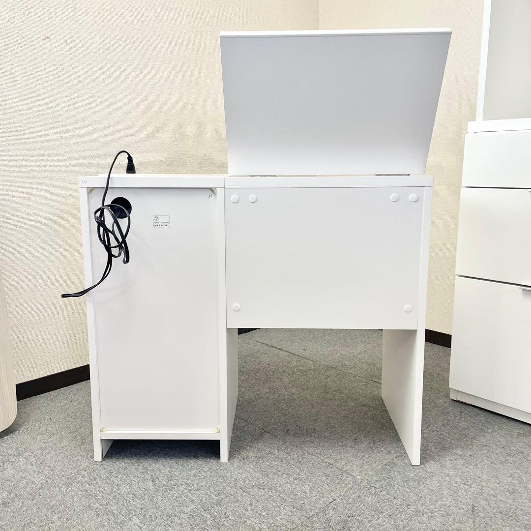 佐藤産業 スツール収納付き ドレッサー 【スツール別売り】 F