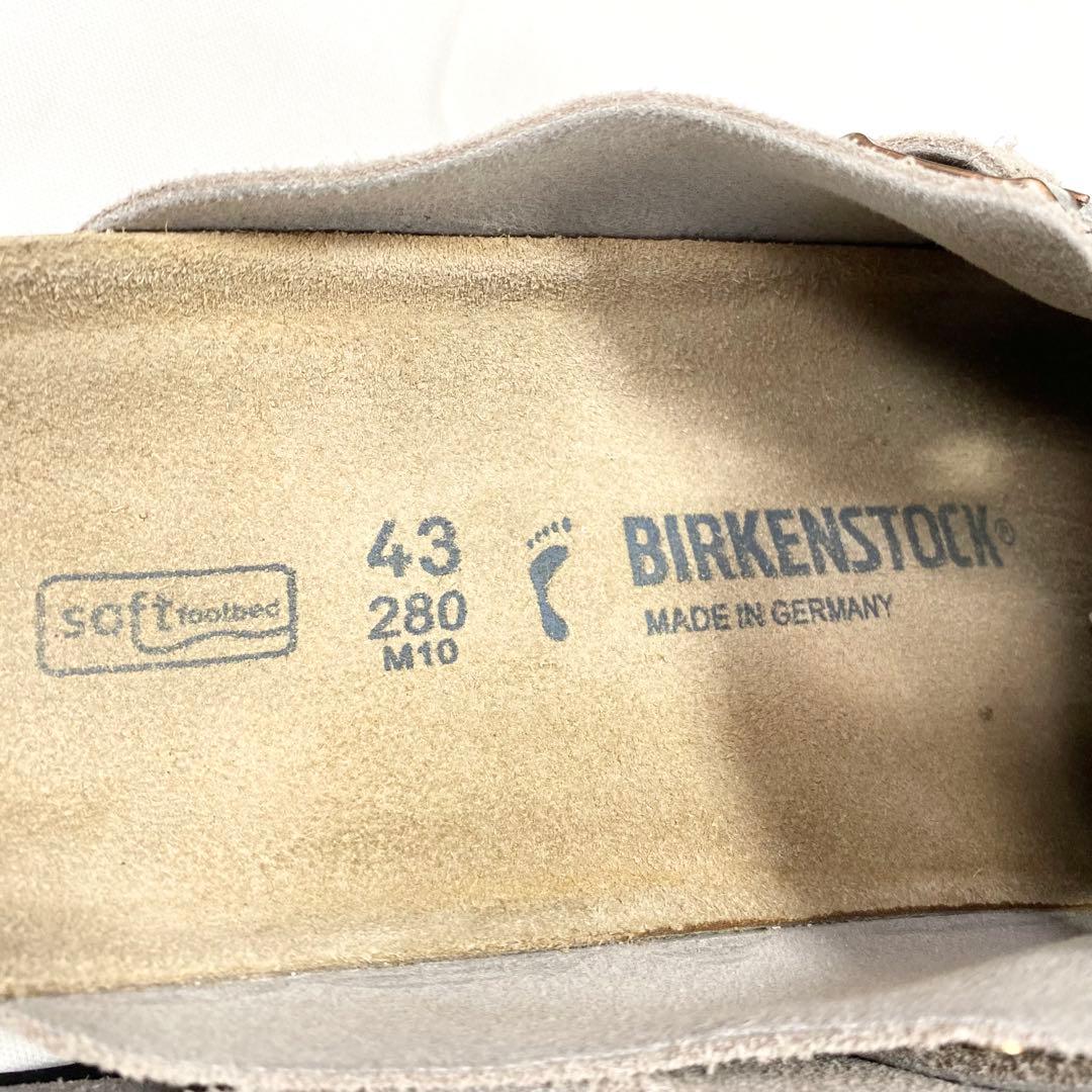 美品✨ BIRKENSTOCK ボストン スエード レザー トープ 43