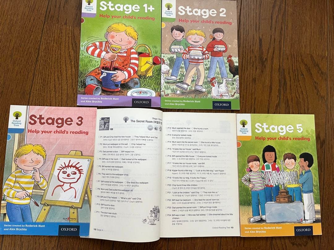 Oxford Reading Tree stage 1~5 (144冊)