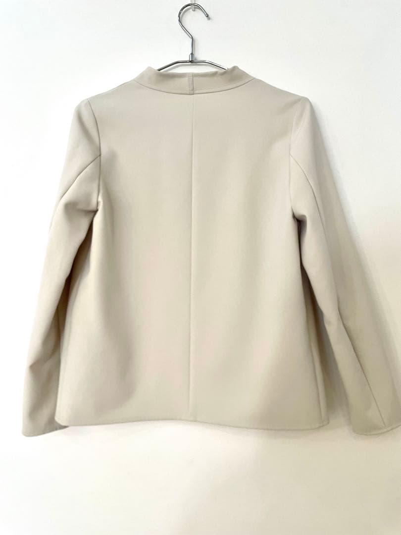 SOÉJU ノーカラージャケット ベージュ セレモニー