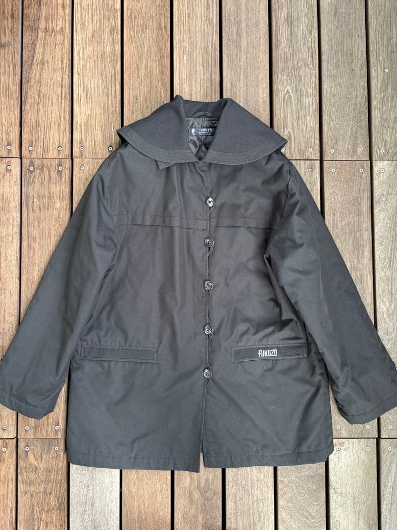 フクゾーFUKUZO ウィンドコート　ブラック
