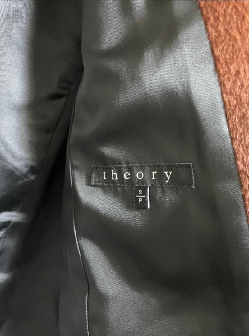 希少 アルパカ70% theory セオリー チェスターコート