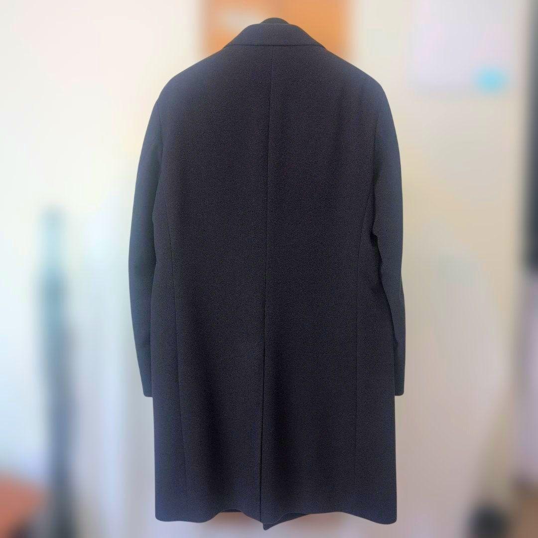 【新品未使用】メルトン 6ボタン ダブルブレスト チェスターコート 50サイズ