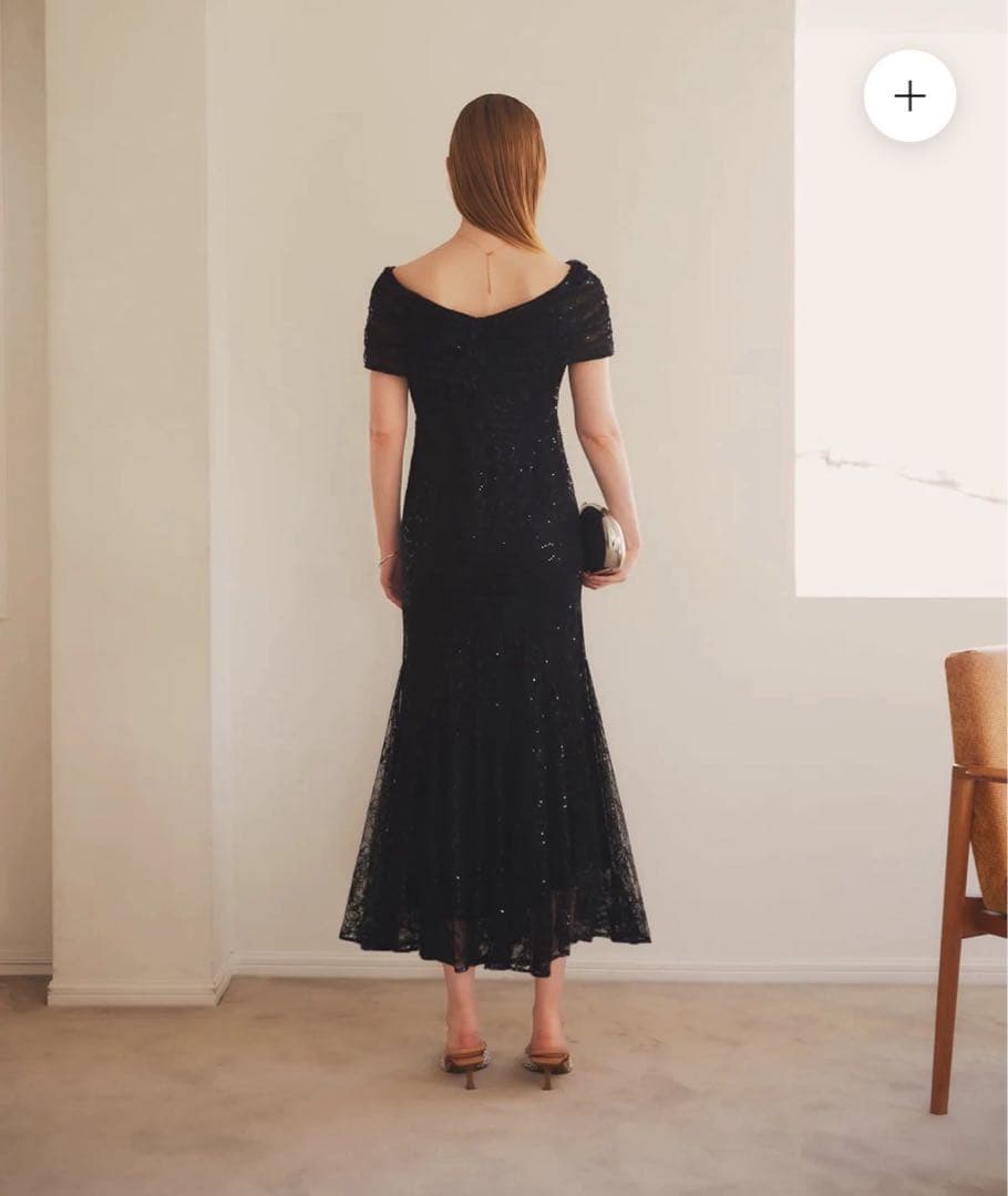 専用LEJA 2WAYレース花柄オフショルダーマーメイドワンピースドレス