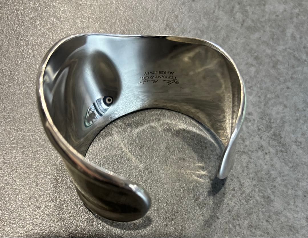 【値下げ】Tiffany&Co. ボーンカフ　右手用　シルバー　スモール