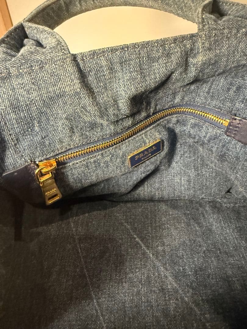 PRADA デニム トートバッグ
