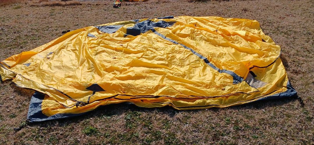 geer Top 4人用イエローテント PU3000MM 防水 4シーズン