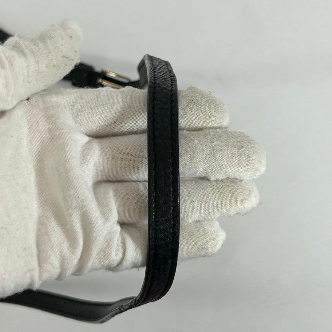 【極美品】トリーバーチ 2way ショルダーウォレット レザー 肩掛け 黒