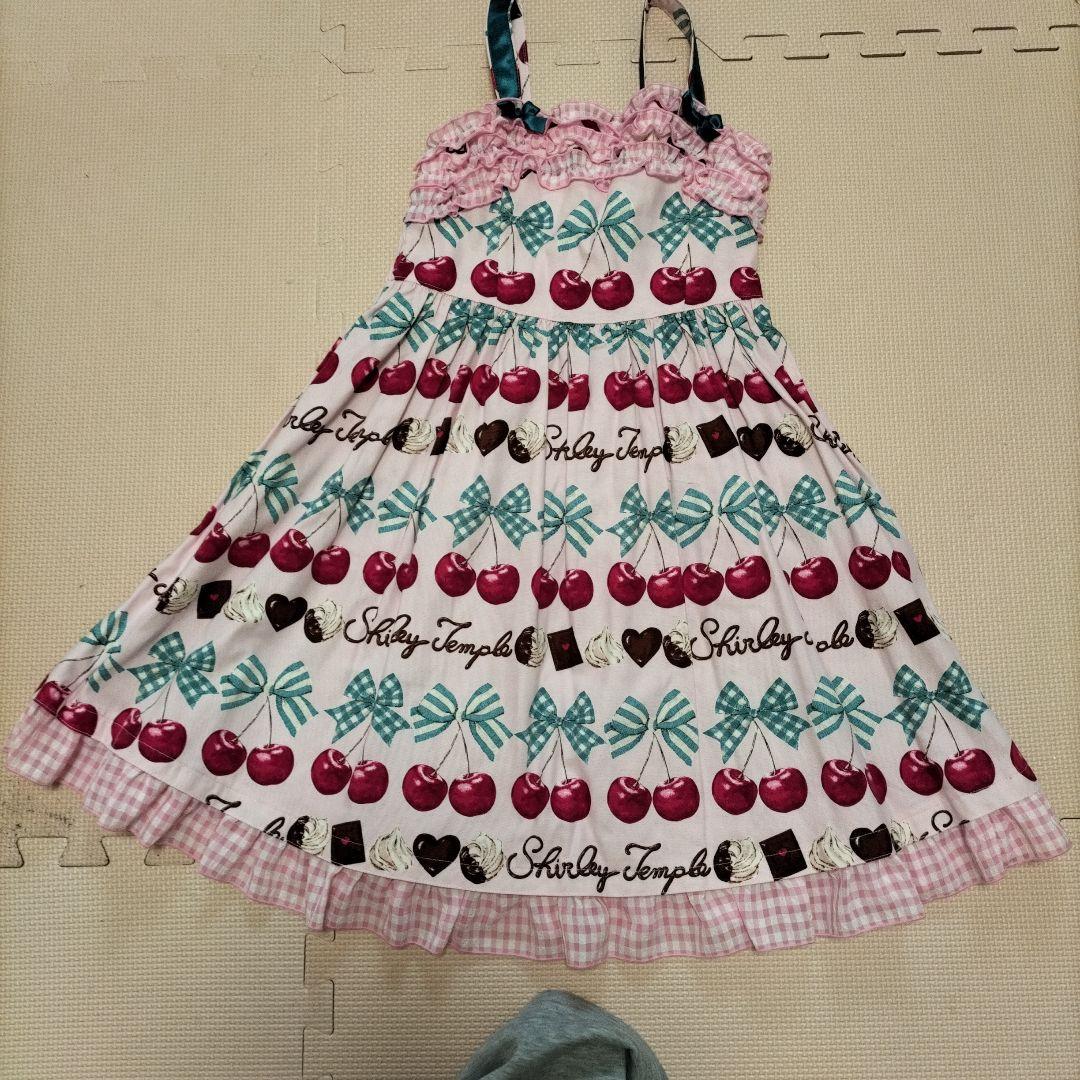 Shirley Temple チェリーチョコプリントjsk