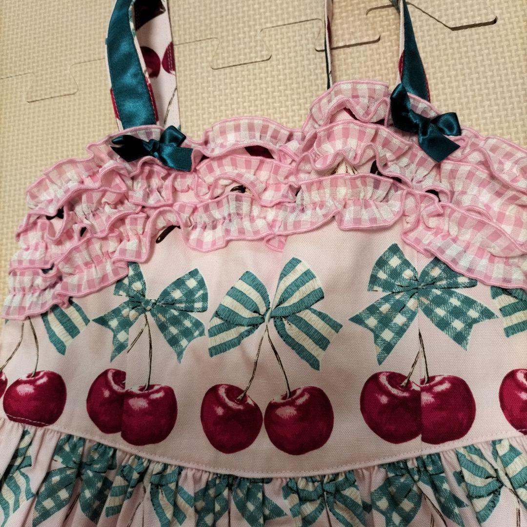 Shirley Temple チェリーチョコプリントjsk